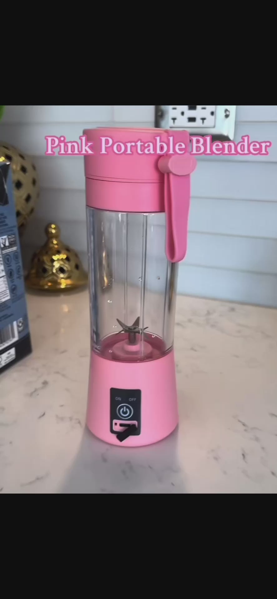 Portable Blender Mini Blender for Shakes and Smoothies Rechargeable USB 380Ml Traveling Fruit Juicer Cup with 6 Blades
